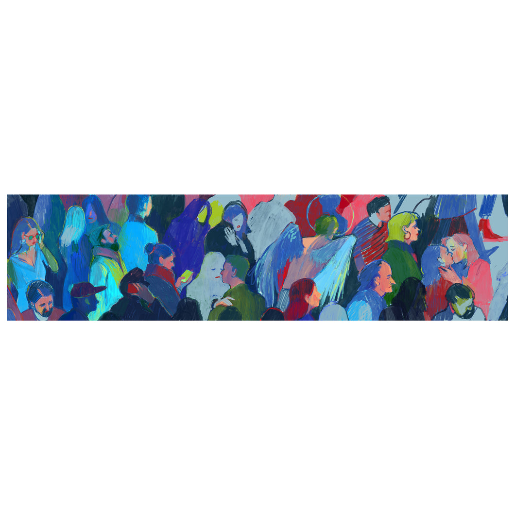 'Lives Overlapping in the Crowd (A Moment)' Signed Giclée Print